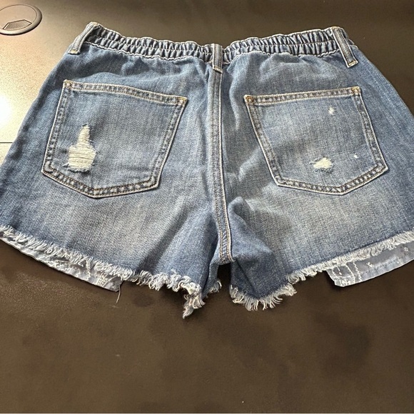 Aerie Women's Jean Shorts Lot of 2 Blue & Pink Distressed Cut Offs Size Small - Picture 6 of 9